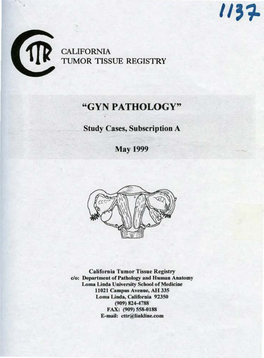 "Gyn Pathology"