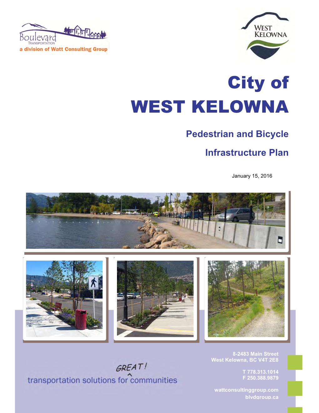 Pedestrian and Bicycle Infrastructure Plan