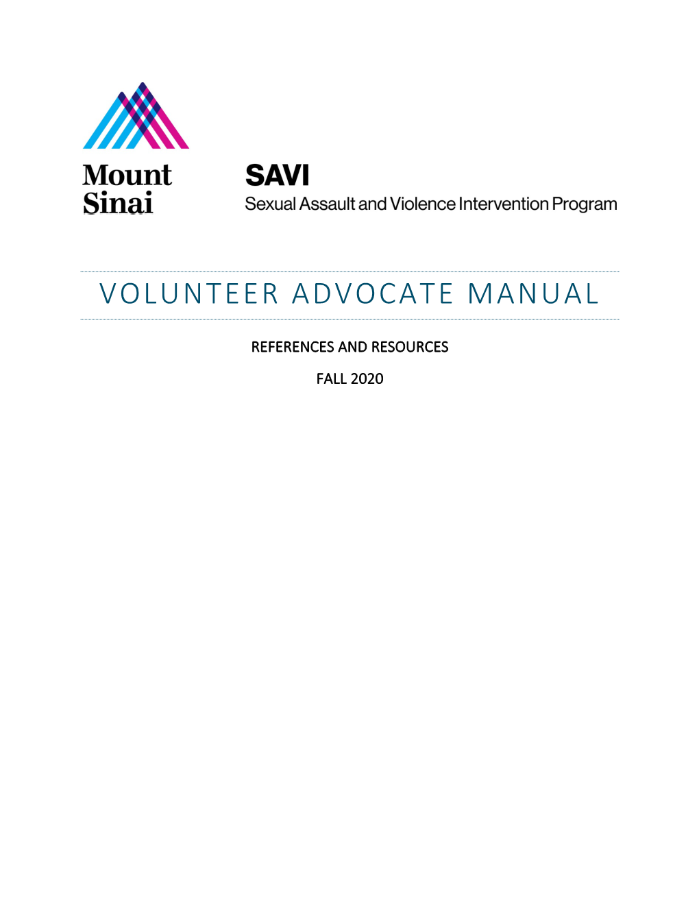 SAVI Advocate Guide