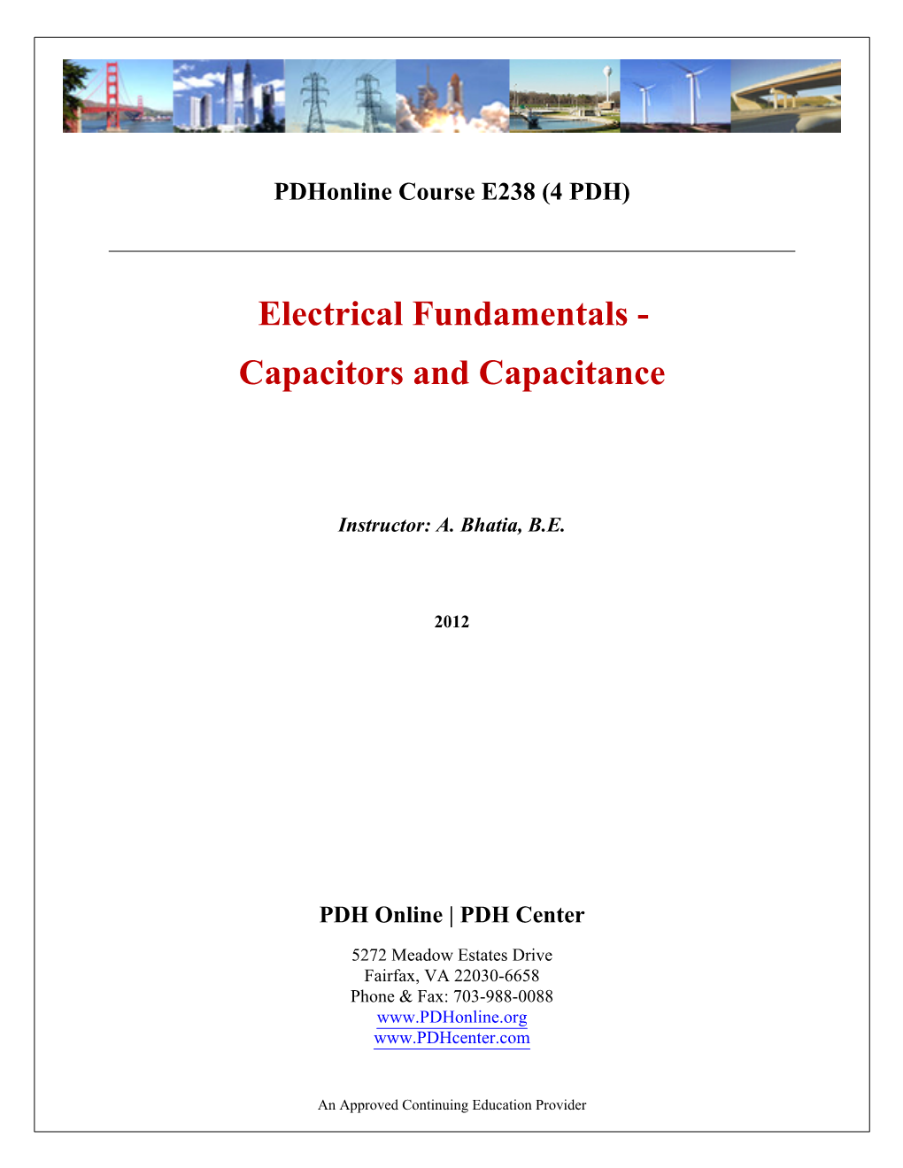 Electrical Fundamentals - Capacitors and Capacitance