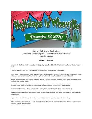 Whoville 2020 Program