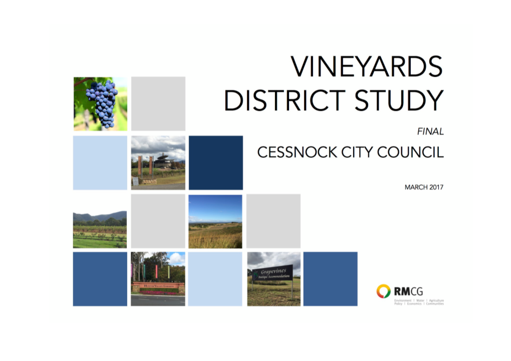 Final Cessnock Vineyard District Study 20170327