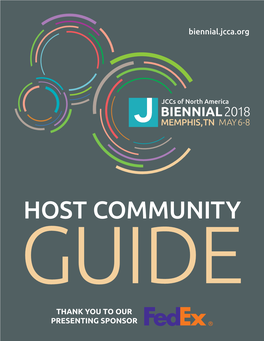 Host Community Guide We Welcome You to the 2018 Biennial