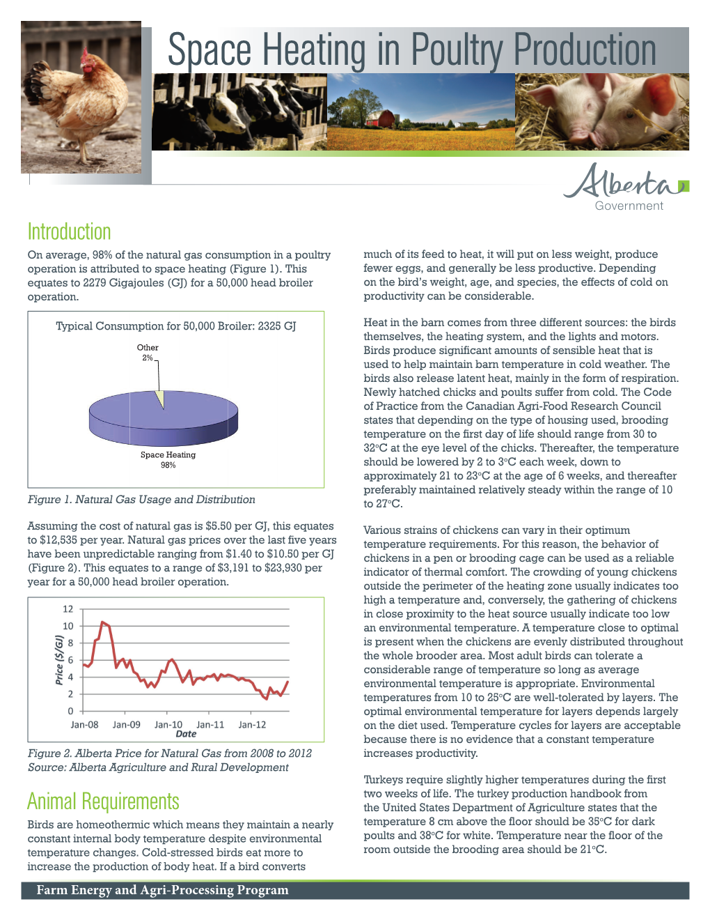 Space Heating in Poultry Production