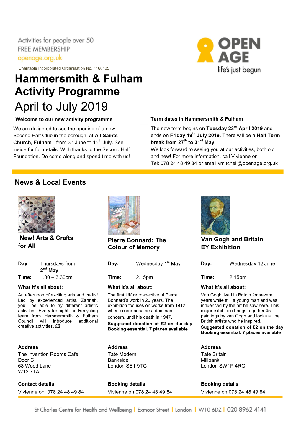 Hammersmith & Fulham Activity Programme
