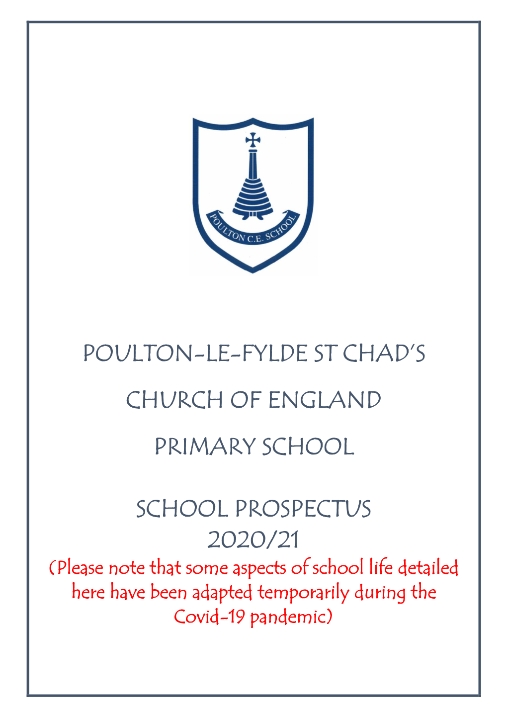 Poulton-Le-Fylde St Chad's Church of England Primary