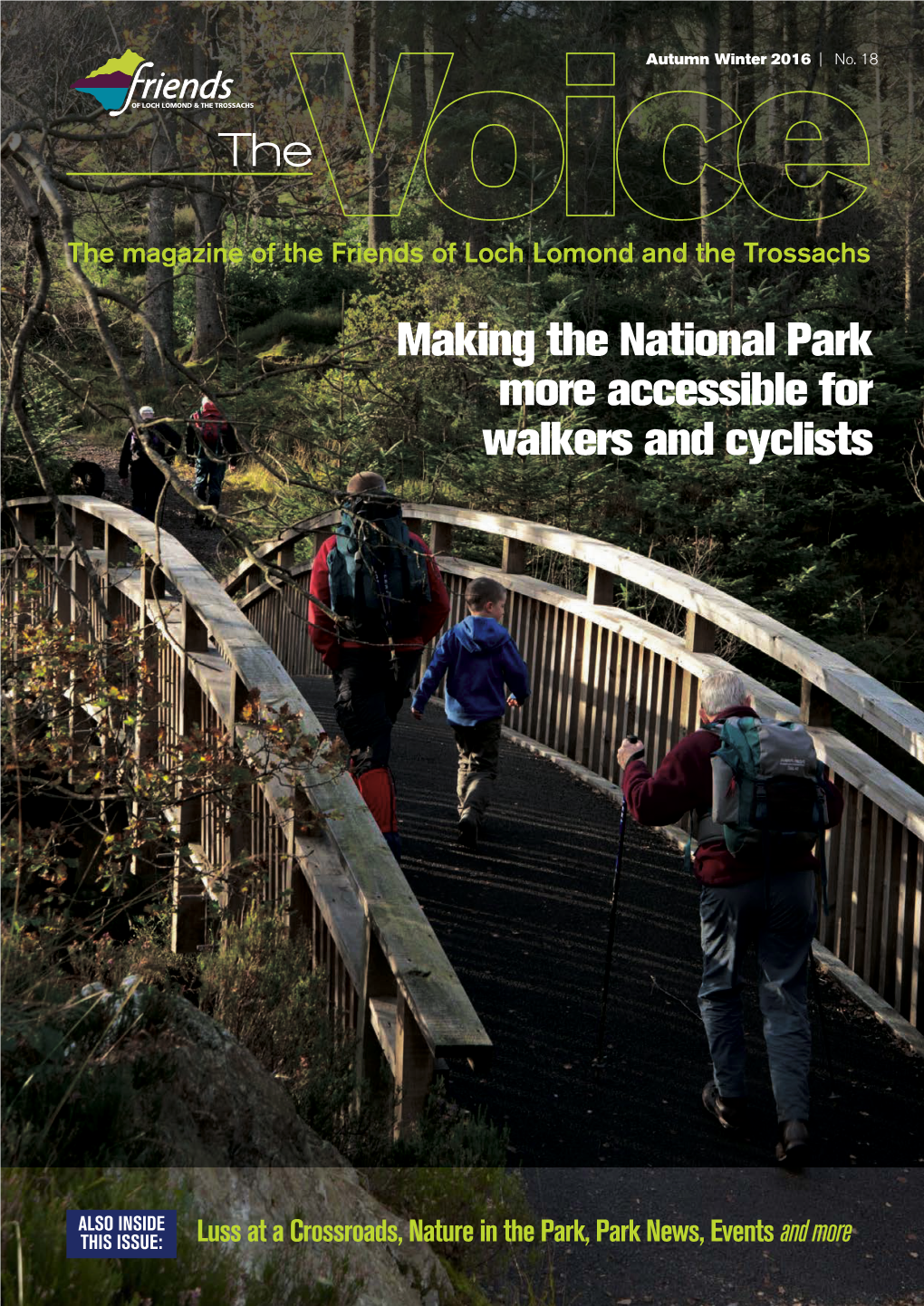 The Making the National Park More Accessible for Walkers and Cyclists