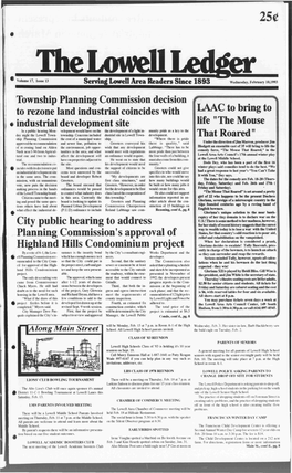 Township Planning Commission Decision to Rezone Land Industrial Coincides with Industrial Development Site City Public Hearing T