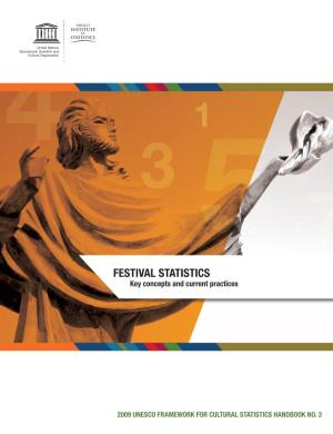 Festival Statistics: Key Concepts and Current Practices