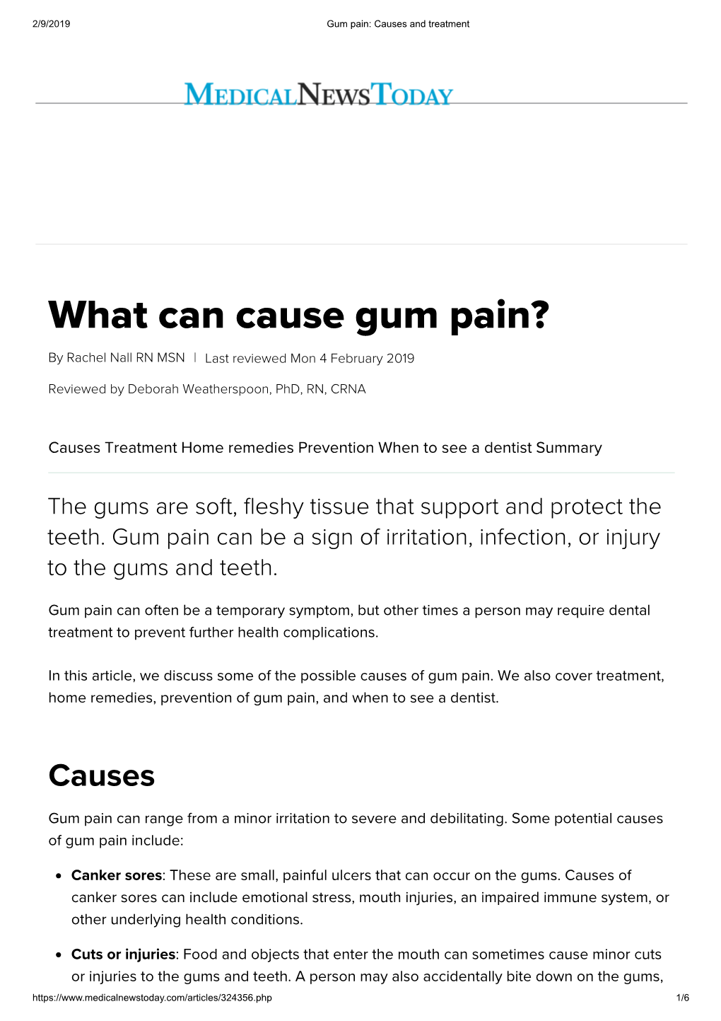 What Can Cause Gum Pain?