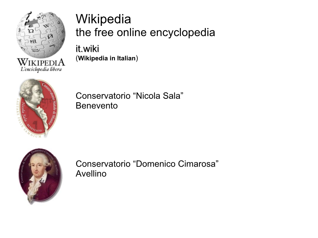 The Musical Articles of the Italian Wikipedia and the Common Knowledge