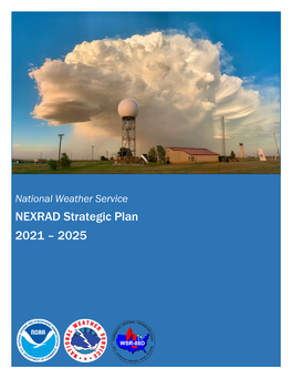 NEXRAD Strategic Plan 2021 – 2025