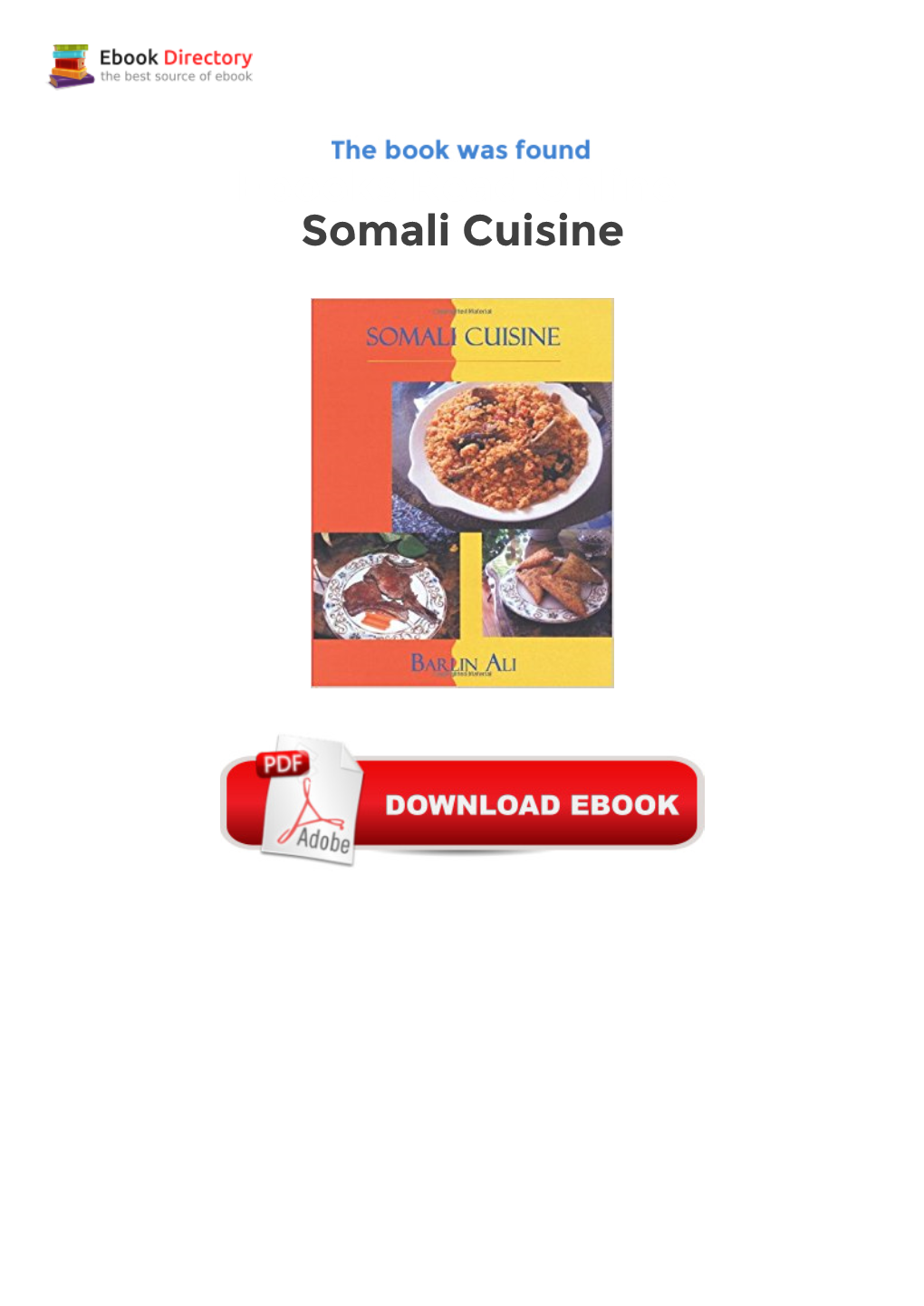 Ebooks Read Online Somali Cuisine This Somali Cookbook Is the First of Its Kind