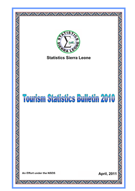Tourism Statistics Bulletin