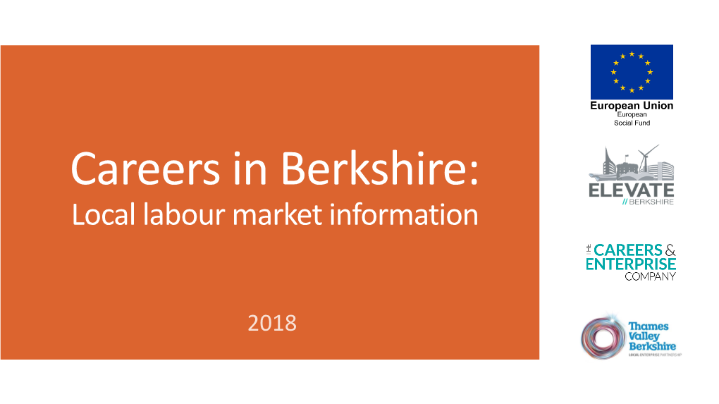 Careers in Berkshire: Local Labour Market Information