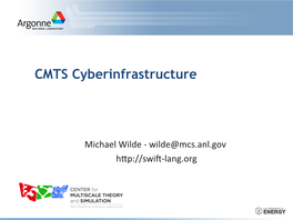 CMTS Cyberinfrastructure