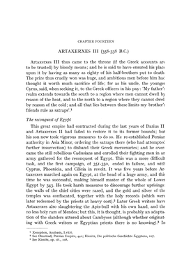 Artaxerxes Iii (358-338 B.C.)