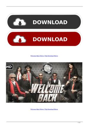 Back Movie 720P Download Movie