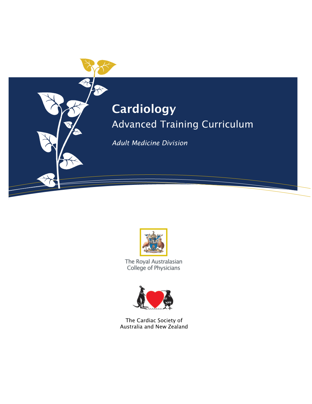 Adult Cardiology Advanced Training Curriculum