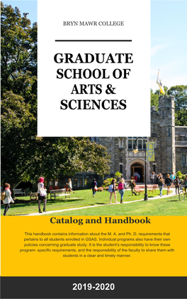 GSAS Catalog 2019-20