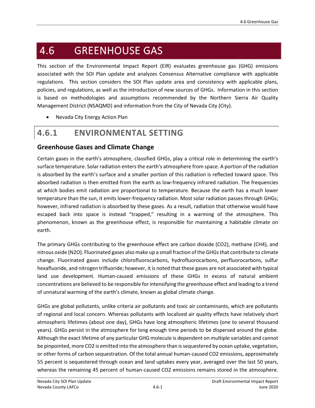 4.6 Greenhouse Gas