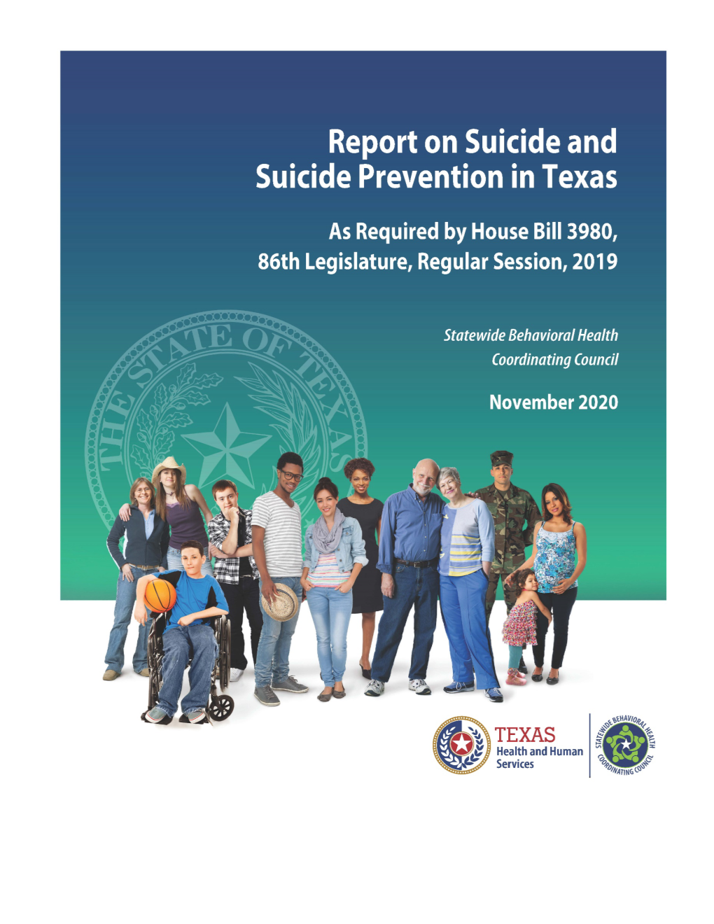Legislative Report on Suicide and Suicide Prevention in Texas