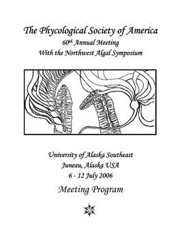 The Phycological Society of America Meeting Program