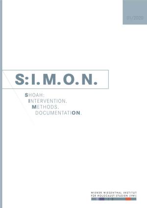 S: I. M. O. N. Shoah: Intervention