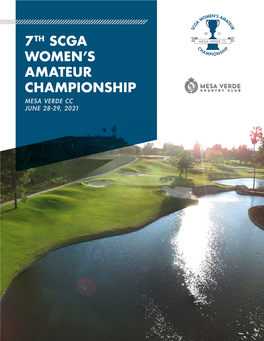 7Th Scga Women's Amateur Championship