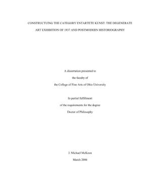 Chapters from General Works on Nazi Art