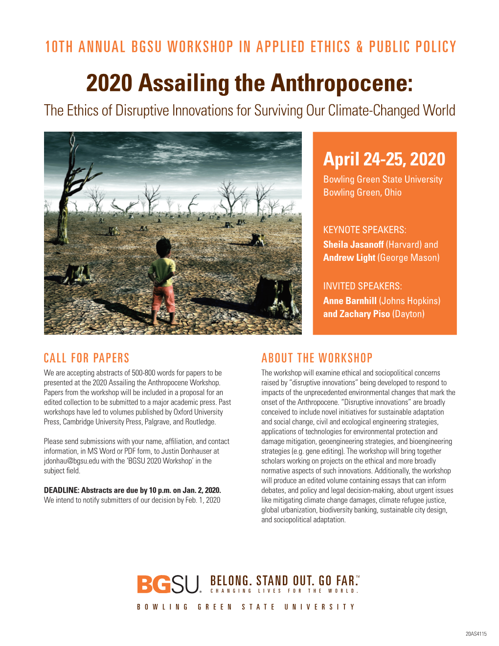 2020 Assailing the Anthropocene: the Ethics of Disruptive Innovations for Surviving Our Climate-Changed World