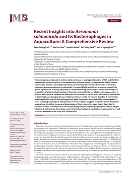 Recent Insights Into Aeromonas Salmonicida and Its Bacteriophages in Aquaculture: a Comprehensive Review