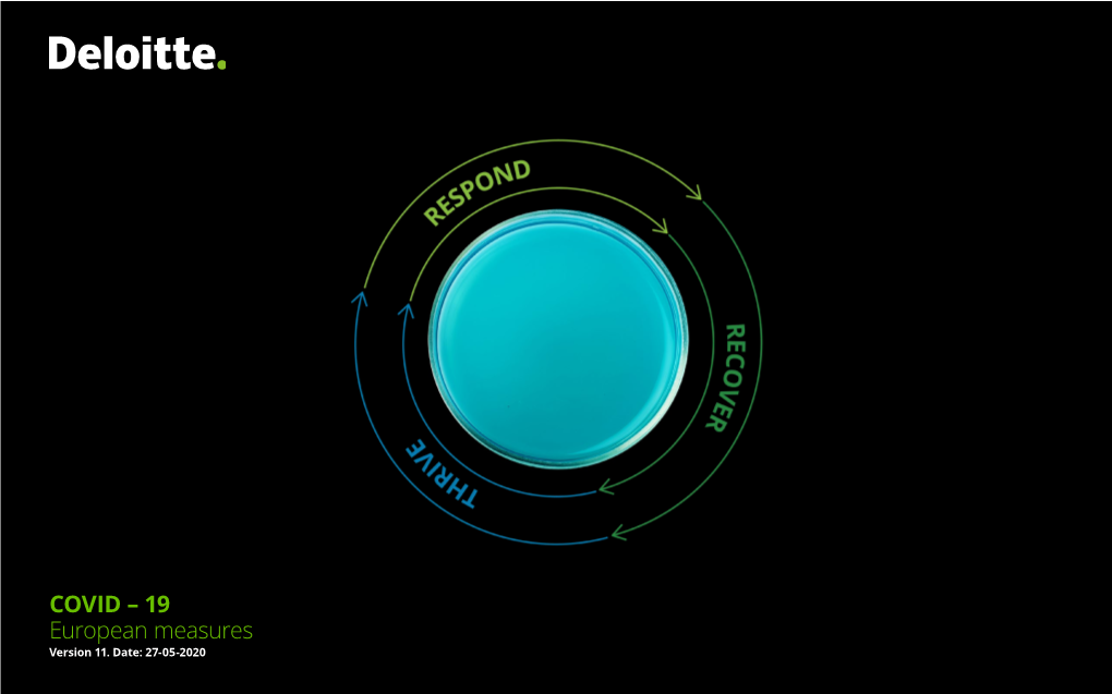 COVID – 19 European Measures Version 11