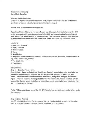 Bojack Horseman Jump Jump Chain Compliant Intro Text Intro Text Intro