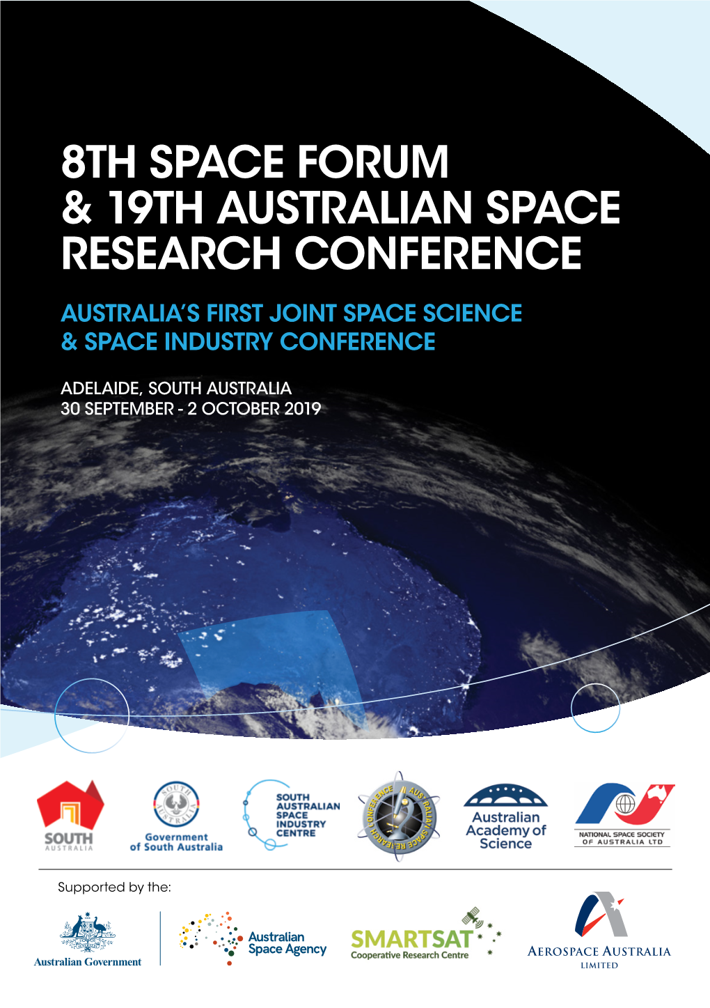 8Th Space Forum & 19Th Australian Space Research