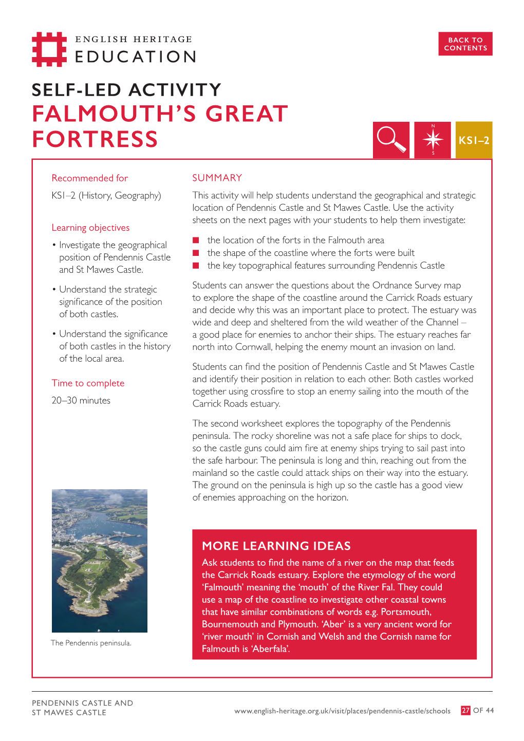 Falmouth's Great Fortress (KS1-KS2)
