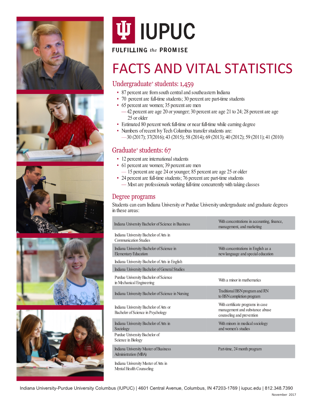 Facts and Vital Statistics