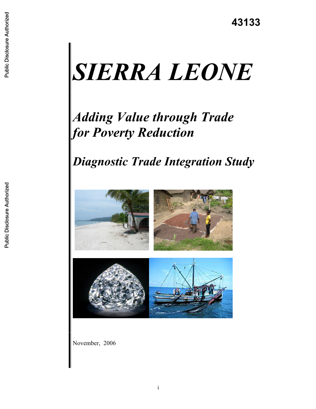 Trade & Poverty in Sierra Leone