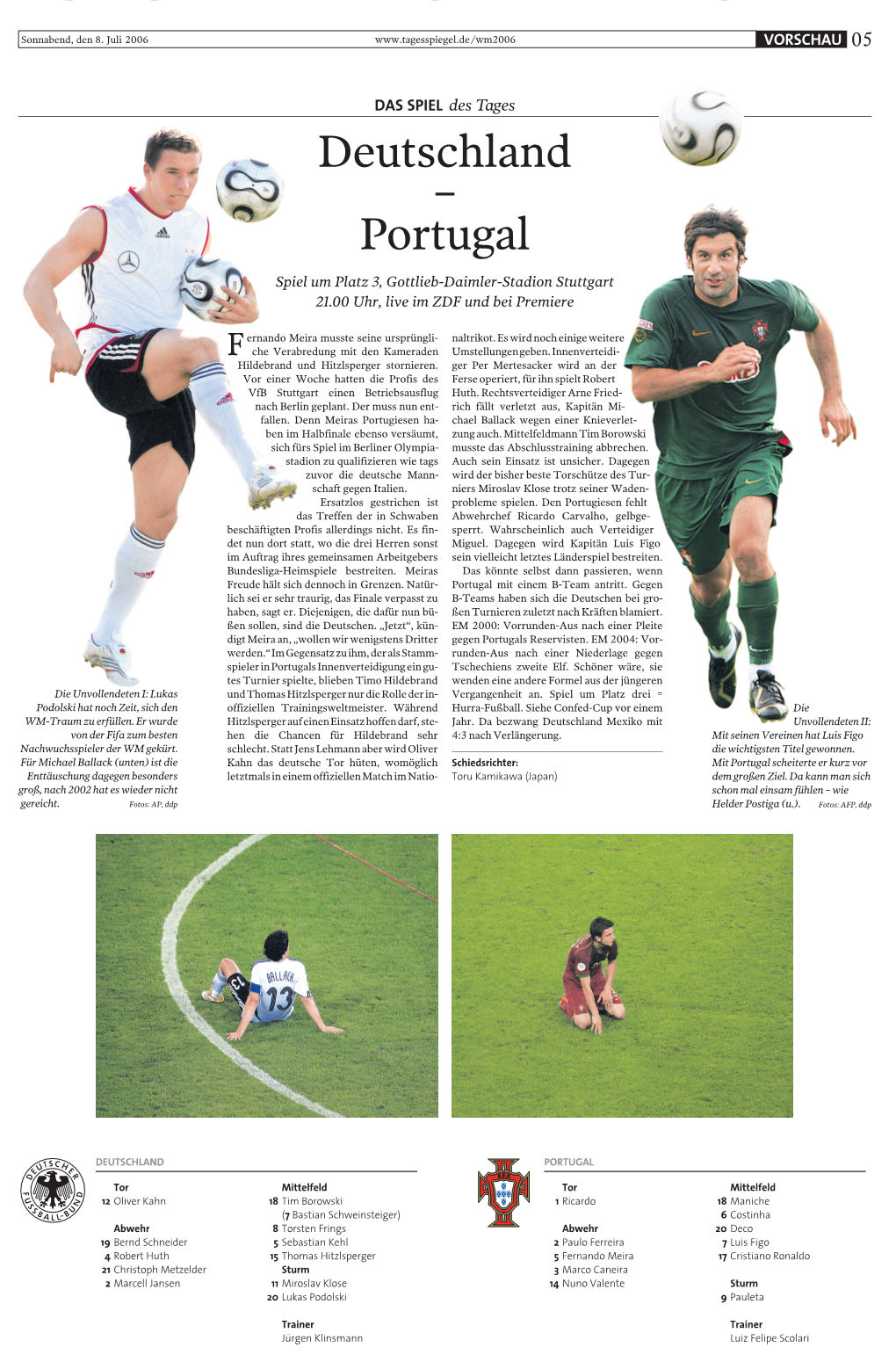 Deutschland – Portugal