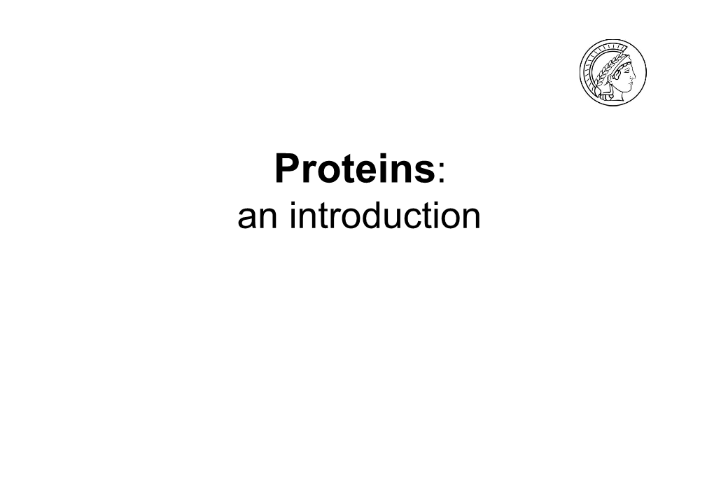 Protein Structure