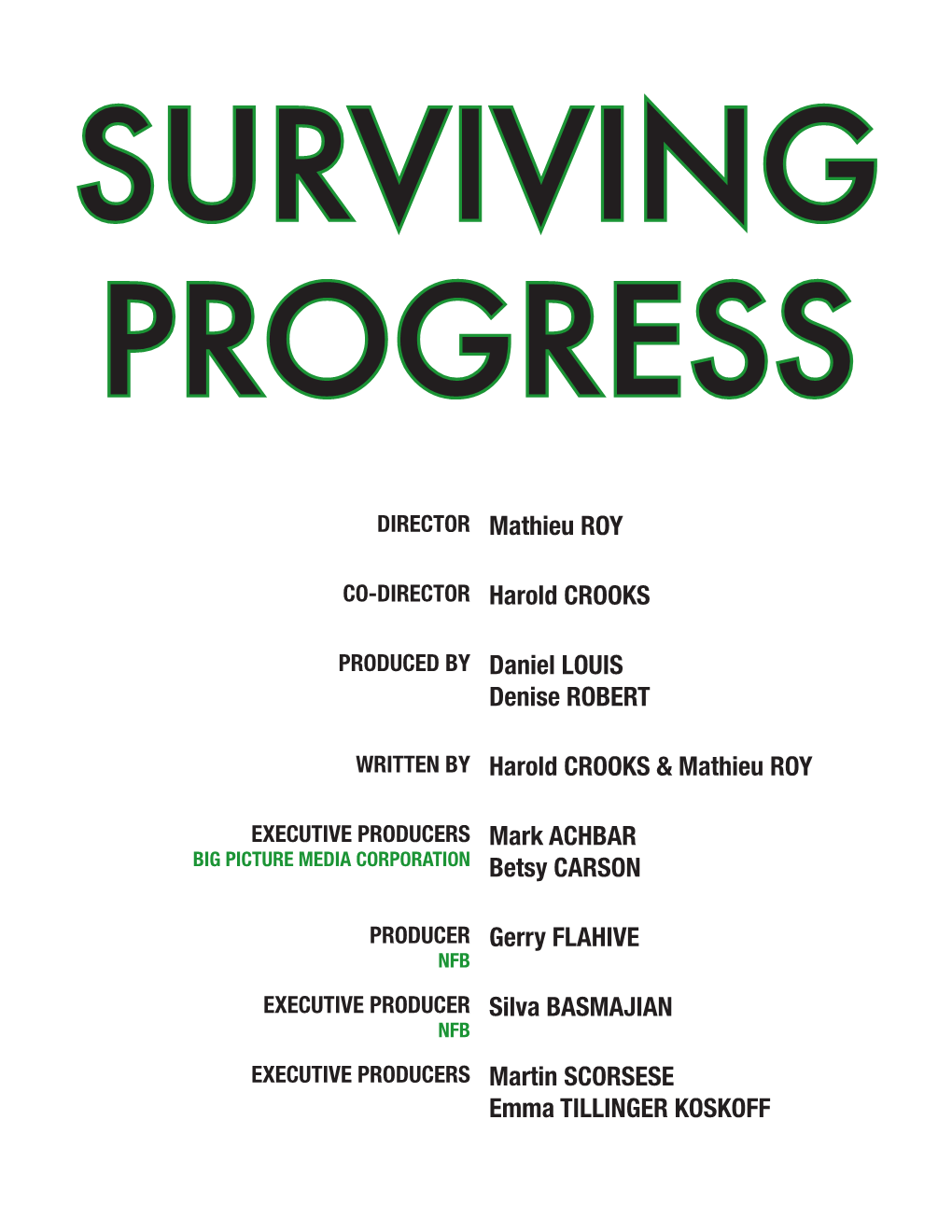 Surviving Progress
