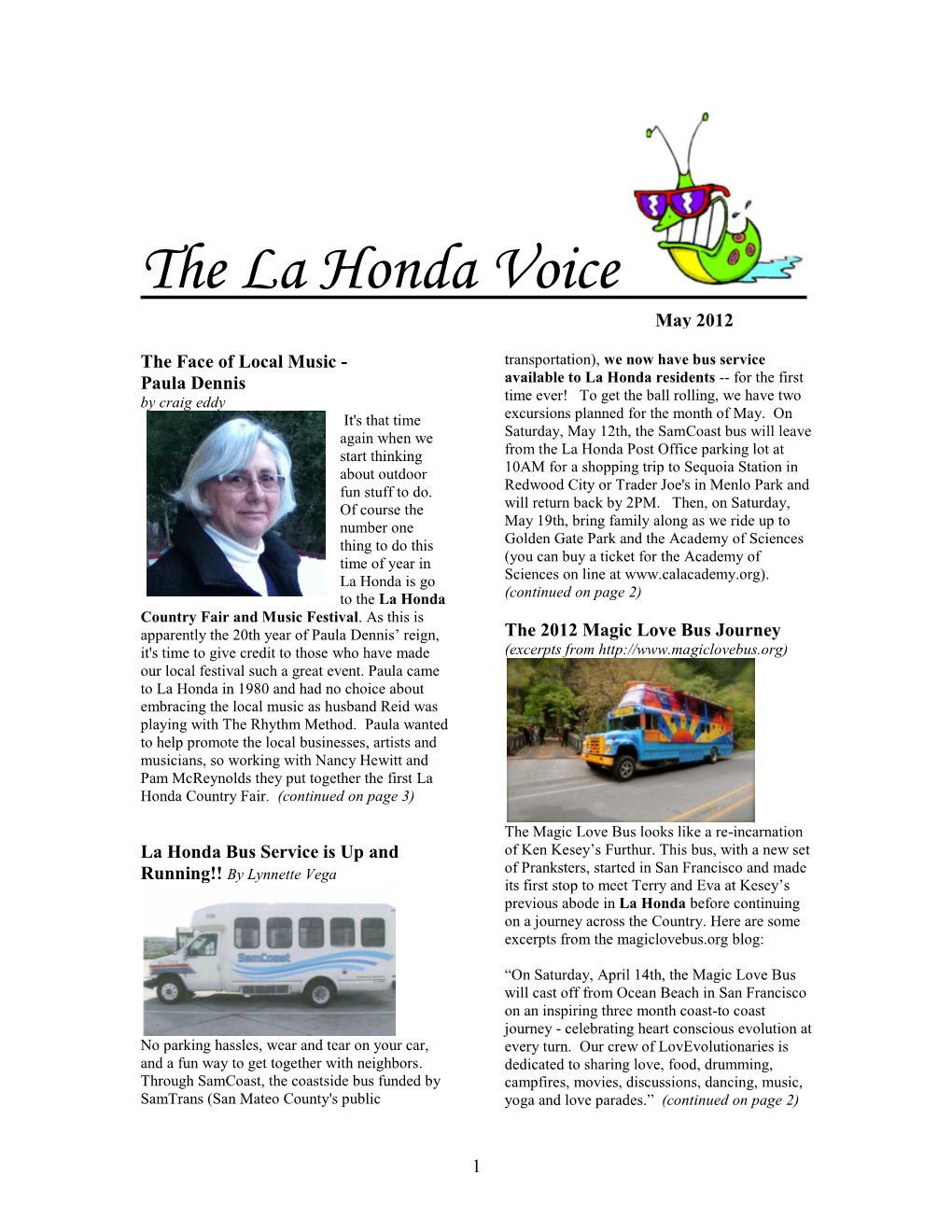 The La Honda Voice May 2012