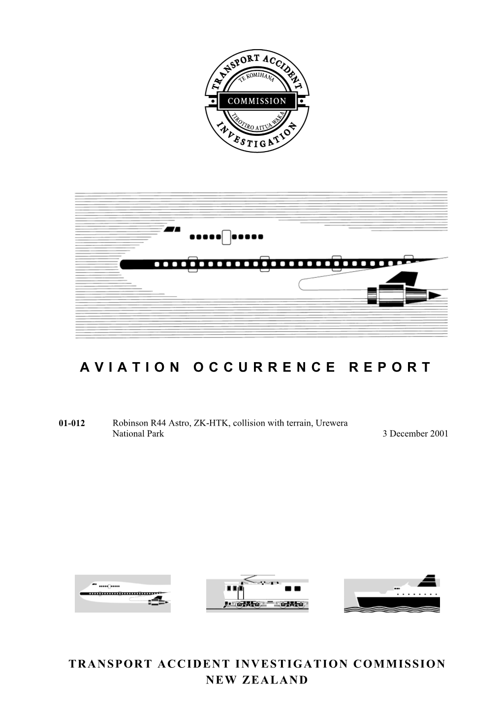 Aviation Occurrence Report