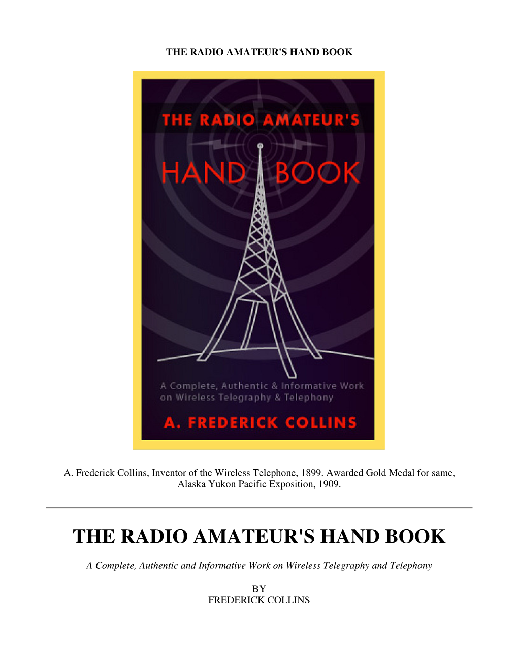 The Radio Amateur's Hand Book