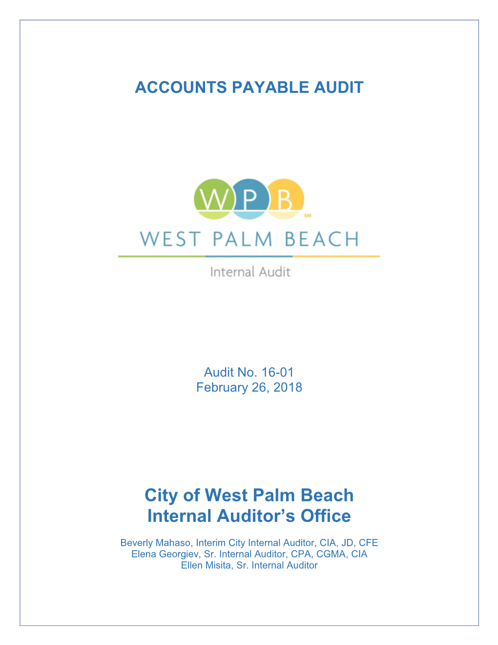 Accounts Payable Audit