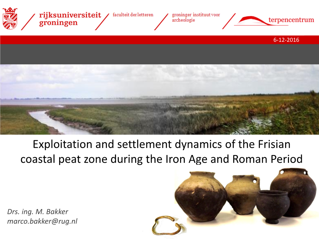 Exploitation and Settlement Dynamics of the Frisian Coastal Peat Zone During the Iron Age and Roman Period