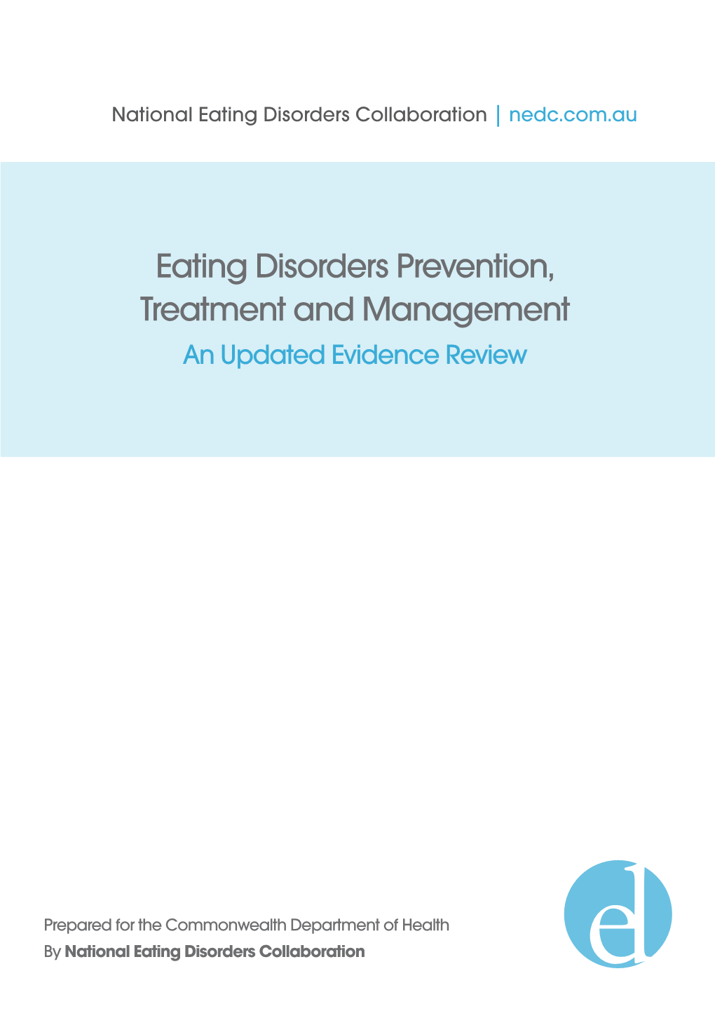 Evidence Review on Body Image and Eating Disorders