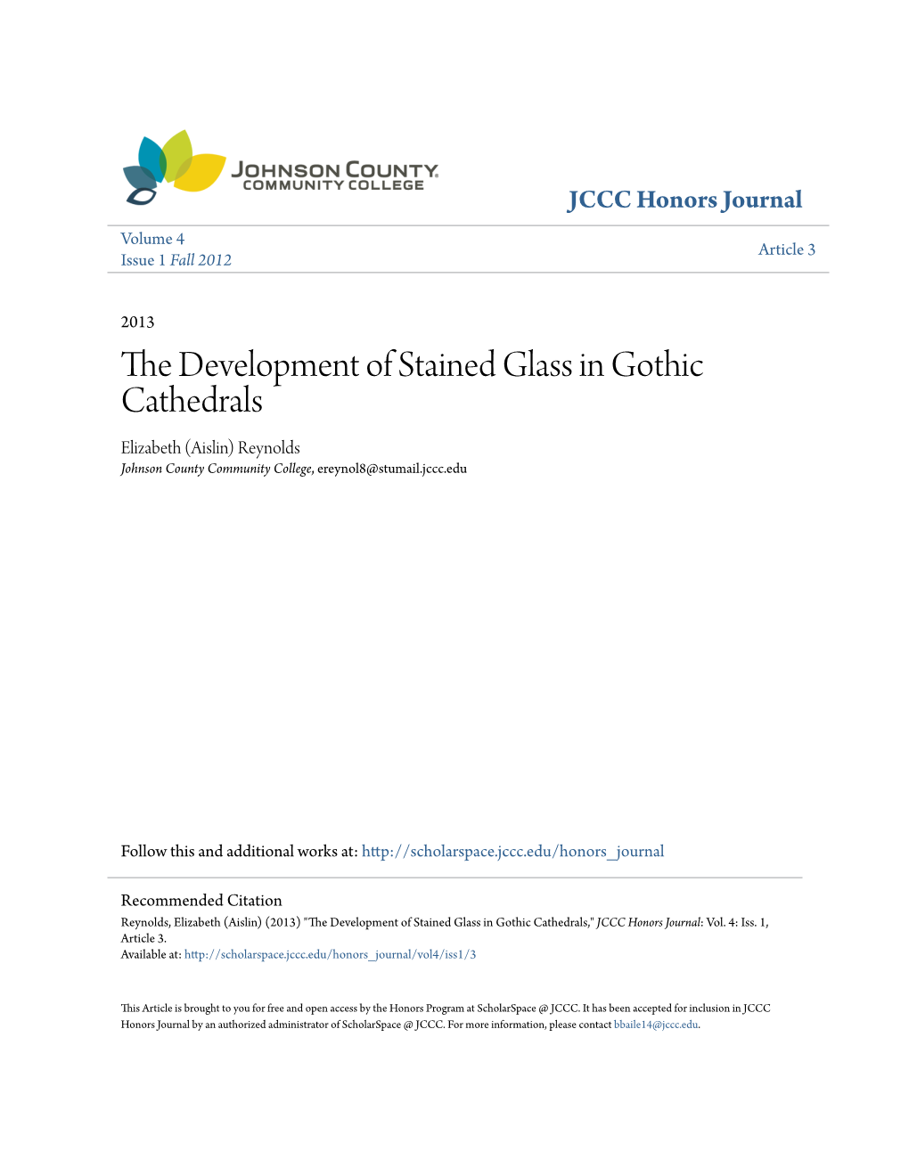 The Development of Stained Glass in Gothic Cathedrals