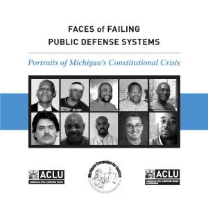 FACES of FAILING PUBLIC DEFENSE SYSTEMS