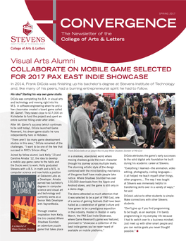 CONVERGENCE the Newsletter of the College of Arts & Letters